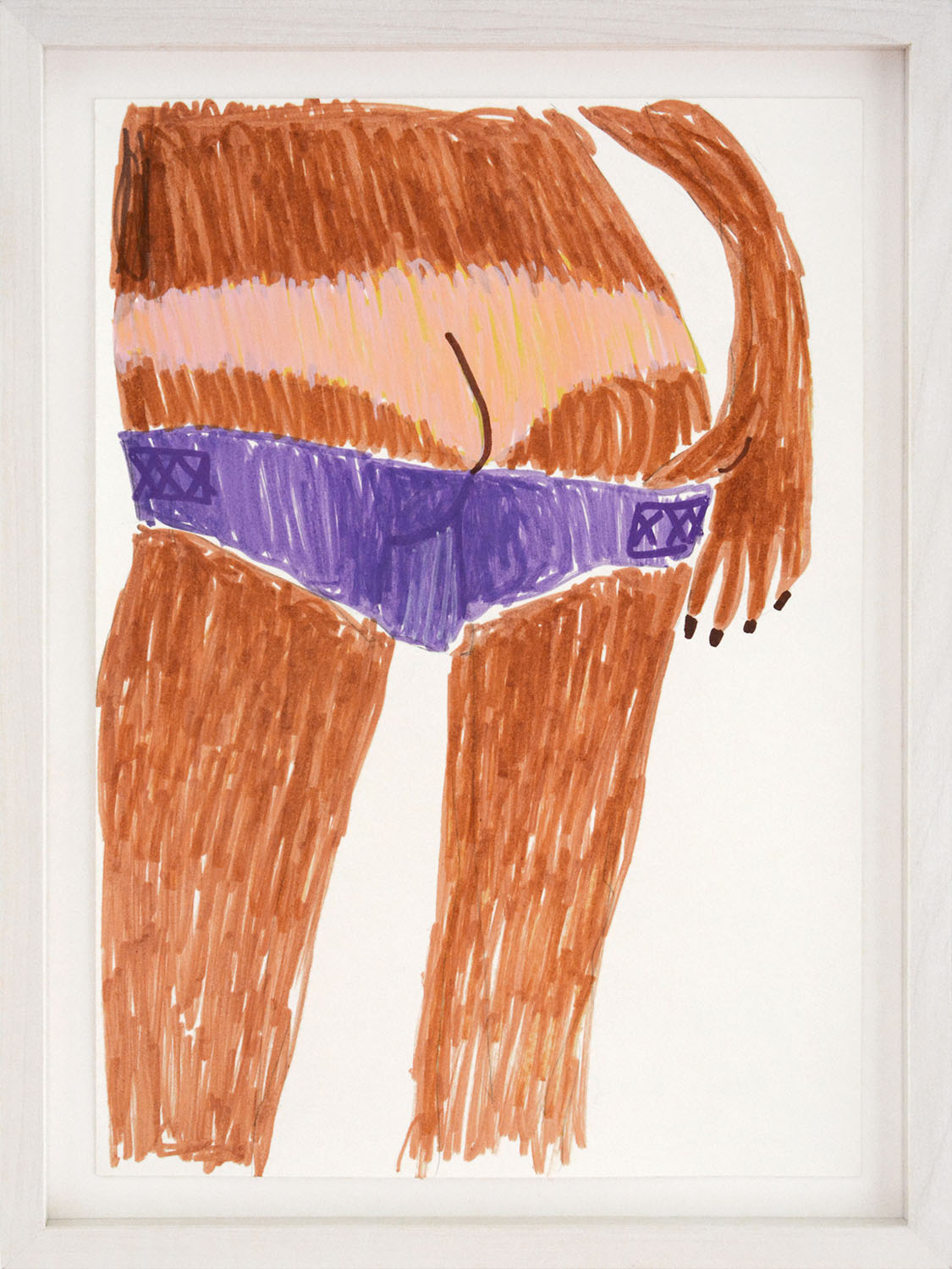 12_A4_katharina-arndt_my-tanned-butt_sketch_framed_1500px