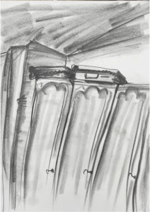 SUITCASES-2023-graphite-on-paper